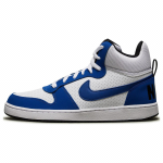 Nike Court Borough Lihtsad Mugavad Libisemiskindlad P&otilde;rutust Summutavad Vastupidavad K&otilde;rge S&auml;&auml;rega Rula Tossud Meeste Tossud Valge Sinine 838938-102 38.5