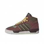 Adidas Originals Rivalry Mid Jalan&otilde;ud Mugavad Libisemiskindlad Vastupidavad K&otilde;rge s&auml;&auml;rega Tennised Unisex Jalan&otilde;ud Pruun Roheline JH9603 38⅔