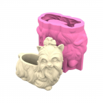 Silikoonist lillepottide vorm Silikoonist tekstuur K&auml;sit&ouml;&ouml; Istutusn&otilde;ude tarvikud sukulentide istutusn&otilde;ude ja epoks&uuml;vaigust k&auml;sit&ouml;&ouml; jaoks