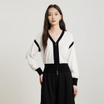 Gejin Women's Slim Long Sleeve Knit Sweater 3XL