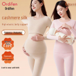 Audifen Women's Maternity Thermal Underwear Set L