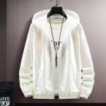 Kevad- ja s&uuml;gisjope Naiste suure suurusega lahtised &otilde;hukesed kapuutsiga topsid Sinine veekindel t&ouml;&ouml;riiete jope Meeste ja naiste p&auml;ikesekaitseriided XXXXXL helesinine v&auml;rv