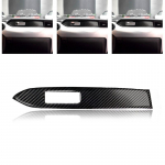 Carbon Fiber car Dashboard Decoration Strip Sticker passenger seat side for Ford Mustang 2015 2016 2017 2018 Carbon fiber red