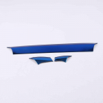 For Mazda CX-5 CX5  accessories car dashboard Central control trim cover ABS chrome Interior sinine