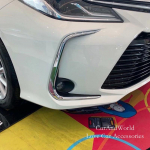 Toyota Corolla Altis jaoks - 2022 eesmiste udutulede kaitsekatte udutulelaterna raami trimmid ABS kroomitud auto stiil A-2pcs