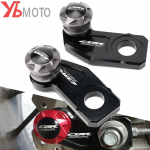Logo CB650R Motorcycle Chain Adjustment Block Frame swingarm Spools sliders For Honda CBR650R CB 650R CBR 650R CBR650R Black