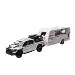 1/32 DODGE Mammoth 1000 TRX Matkaauto RV Auto Maastikuauto Sulamist Valatud Mudelauto Miniatuur Mini GT Kollektsioonid Hobi S&uuml;nnip&auml;ev valge