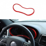 Dashboard Decor Cover track pack gauge bezels For Jeep Grand Cherokee 2014- punane
