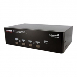Commutateur KVM USB et double &eacute;cran DVI/VGA &agrave; 4 ports avec audio et hub USB 2.0 - STARTECH.COM - SV431DDVDUA