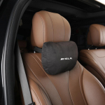 Mercedes Benz GLA GLB GLC jaoks K&otilde;rge kvaliteediga seemisnahast auto peatugi kaelatoega iste pehme kaelapadi auto siseaksessuaarid 1pc gla black