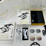 AIMB-G1 nutikad Bluetooth-prillid k&otilde;ne- ja videosalvestusega m&uuml;oopia ja v&auml;listingimustes sportimiseks.