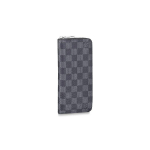 Louis Vuitton Zippy ruuduline kaetud l&otilde;uendrahakott Meeste rahakott Grafiit N63095 Basic Set (Bag+Dust Bag)