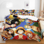 ONE PIECE sarja Luffy multikas animatsioon 3D digitaaltr&uuml;kk laste &uuml;li&otilde;pilas&uuml;lesannete ruum/kodu kolmeosaline komplekt 90*190