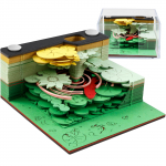 Uus plokk-kalender 3D m&auml;rkmik plokk DIY peen memopadi armas m&auml;rkmepaber 3D kunstiline m&auml;rkmik dekoratiivne s&otilde;brap&auml;eva kingitus