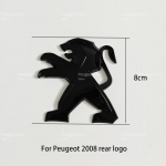 2026. aasta kuuma auto kleebis, mis sobib Peugeot 2008 esikapoti iluv&otilde;re m&auml;rgi logo tagumise pakiruumi embleemidega autotarvikud