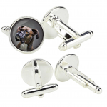 Boxer, German Boxer I - cufflinks in a box, handmade jewelry, product of the Art-Dog brand h&otilde;be