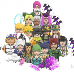 MOC Loov JOJO Dio Brando Erina Joestar Seiklusnukk Mini Anime Tegevuskujud Ehitusklotsid Tellised DIY M&auml;nguasjad LAPSELE kingitus