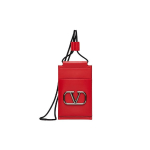 Valentino Garavani Vlogo Signature kaelapaelaga nahast telefoni kott Meeste kotid Punane WY2P0-T13ELE-JU5 Basic Set (Bag+Dust Bag)