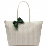 Lacoste Petit Piqu&eacute; Kaunistatud PVC Kandekott Naiste kandekott Valge NF5133SJ-R49 White