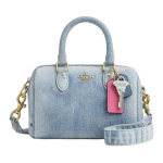 K&auml;ekott Rowan 17 Logoga V&otilde;tmehoidja Signature Eemaldatav Reguleeritav &Otilde;larihm T&otilde;mblukuga Sulgemine Puuvillane Bostoni kott Crossbody K&auml;ekott Mini CDY30-IMNIM Basic Set (Bag+Dust Bag)