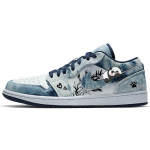 Jordan Air Jordan 1 Kulumiskindel Libisemiskindel Madal Vintage Korvpallijalatsid Meeste Sinine Valge CZ8455-100(Team181-) 42