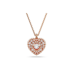 Swarovski Idyllia Hyperbola S&uuml;damik Ripats Kuupmeetriline Tsirkooniumoksiid Imitatsioonkristall Roosa Kullatoon Imitatsioonp&auml;rl Kaelakee Naiste kaelakee 5680402 Box (Random Color)