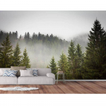 Moodsad seinamaalingud 3d Kuusemetsa tapeet Eemaldatavad seinakleebised elutuppa magamistuppa seinamaaling 200 cm(W) x 140 cm(H)