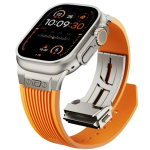 Pehme spordikummirihm Apple Watch Ultra 3 2 49mm Seeria 11 10 46mm Rihm Iwatch 9 8 7 6 5 4 SE 3 44mm 45mm K&auml;ev&otilde;ru jaoks for ultra 3 49mm black