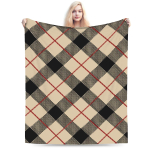 Kollane ruuduline tekk Kvaliteetne superpehme visketekk S&uuml;gis Lapsed T&auml;iskasvanud Magamistuba Kohev voodikate 150x200cm