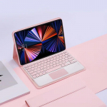 Kaitse&uuml;mbris Honor Pad X8b 11-tollisele 2026 mudelile, juhtmevaba puuteplaadiga klaviatuurikate Huawei Honor Pad X8b NDL2-W09 jaoks, Teclado Klaviatuurikate English roosa