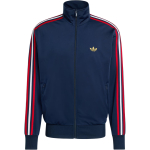 adidas Originals Firebird FW25 Jooksujakk Mugav Seisukrae Triibuline Lukuga Jakk Meeste Topid KD3841 2XL red