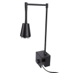 Roomajate Kuumutuslamp Kahe Pirniga Kuumakindel Kilpkonna K&uuml;ttevalgusti Taimeriga ja H&auml;mardusfunktsiooniga Akvaariumi jaoks USA pistik black