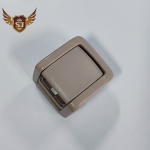 Black Beige Yellow Middle Rear Seat Backrest Handle Buckle Fold down Release Latch for Toyota Prado LC150 2010-2013 BEIGE 1PC gray