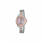 Casio SHEEN P&auml;ikesetoitega Seeria Elegantne Veekindel P&auml;ikeseenergiaga Kvartsmehhanism Roostevabast Terasest Rihm Jaapani ja Korea Kell Naiste Kell SHE-4522SG-4A-person kuld