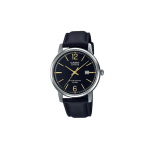 Casio 50 meetrit veekindel, kvartsmehhanism, nahkrihm, Jaapani ja Korea kell, meeste kell, must sihver MTS-110L-1A must