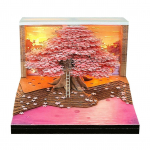 3D Kalender 2026 Kirsipuu Omoshiroi Plokk 3D M&auml;rkmepadjad Suurep&auml;rased Kingitused