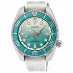 SEIKO prospex kalender 200 meetrit veekindel Automaatne silikoonrihm 45mm meeste k&auml;ekell roheline sihverplaat SPB539J1 sinine