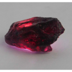 24 ct naturaalne granaat tohutu toorpunane granaat kaevandatud maap&otilde;uest SERTIFITSEERITUD lahtine v&auml;&auml;riskivi 19.4 mm approx punane