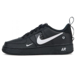(GS) Nike Air Force 1 Lv8 Utility 'Overbranding Black' Laste AR1708-001 EU 35.5