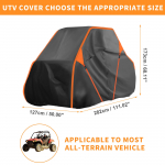 Motoforti UTV kate Polaris RZR Trail Sport/Ultimate'ile Veekindel Side by Side kate V&auml;litingimuste p&auml;ikese- ja vihmakaitsekate