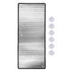 Alumiiniumfooliumist isolatsioonikile Fooliumita isolatsioon Soojusisolatsioon Isolatsioon Katusevarjutus Alumiinium Kahekihiline kile 30x100cm no hemming