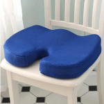 Autoistme padi Kontori m&auml;luvahust padi Ergonoomiline Coccyx padi kontoritugi Istuv istumispadi &otilde;pilaste tagumikupadi Flocking Cloth&Four Seasons sinine