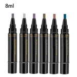 6tk K&uuml;&uuml;nlakaspliiats 3in1geel K&uuml;&uuml;nelakipintslid Kiirkuivavad Pikaajalised Graffiti Maalimispintsel Manik&uuml;&uuml;ri Salongi Pedik&uuml;&uuml;ri Algajatele black