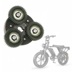 Elektriratta varuosad 250W Ebike Mootorirumm Nailonhammasratas 37T Planeedihammasratas koos GT 250W Mootori Siduriga OUXI V8 jaoks must