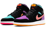 Jordan 1 Mid 'Mitmev&auml;rviline' GS 554725-083 37.5 purple