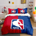 Korvpallur NBA logo. Voodipesukomplektid Tekikotikomplektid Tekikotid Padjap&uuml;&uuml;rid(1* Tekikott 2* Padjap&uuml;&uuml;ri (ilma tekita)) 140x200cm blue