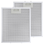 2 tk 340 x 280 mm pliidiplaadi &otilde;hupuhasti filter AEG valge, suur &otilde;lihoidmisv&otilde;ime, k&otilde;rge temperatuurikindlus, 5-kihiline varuosa 2 Pezzi (260&times;230 mm) gray