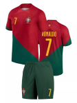 T&auml;iskasvanute jalgpallis&auml;rk Ronaldo Portugal 2022-23 #7 S black