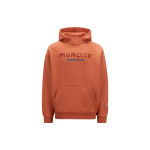 Moncler X FW23 Br&auml;ndi Kirjaga &Uuml;hev&auml;rviline Prinditud Taskuga Huppar Unisex Huppar Oranž I209D8G00002M3237270 XS brown