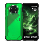 Vastupidav nutitelefon Cubot KingKong ES 5 6GB(+6GB) RAM 128GB ROM Dual SIM 6.88 64MP 7000mAh NFC Android 16 6GB+128GB roheline